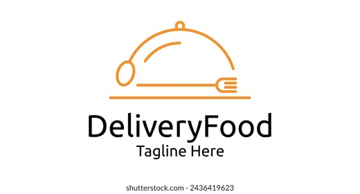 logo design for food delivery, fast food, order, logo design template, symbol, creative idea.