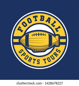 Logo design for football sports tours