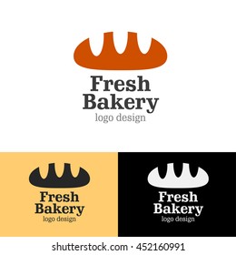 Logo design Fresh bakery, vector EPS10