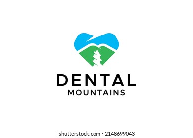 logo design for fresh mountain dental office company