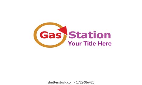 Logo design for GAS STATION,  vector illustration template, icon,symbol