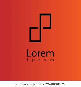 Logo design geometric modern suitable for your identity company