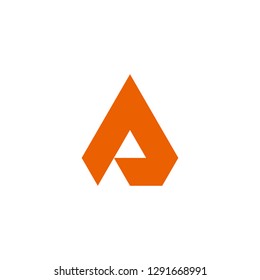 A logo design in geometric shape