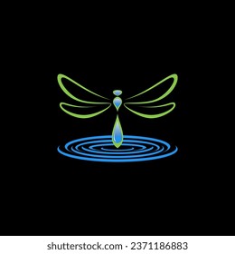 Logo design graphic concept creative abstract premium vector sign stock simple unique art butterfly on flaying. Related to animal insect tattoo fauna
