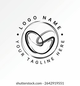Logo design graphic concept creative premium vector stock image top sell initial ES font scratch love symbol valentine to vandalism date memory broken