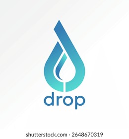 Logo design graphic concept creative premium vector stock image top sell initial IJ font line water drop ribbon art pure drink service aqua app tech