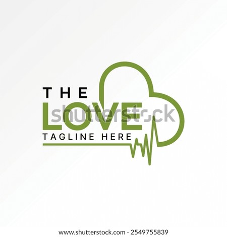 Logo design graphic concept creative premium vector stock image graphic line love trading medical clinic health. Related to diagnotic up care hospital