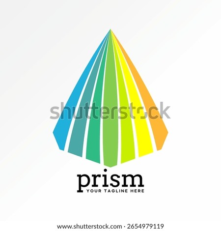 Logo design graphic concept creative premium vector stock image top sell 5 swoosh monument symbol structure landscape tower association property mason