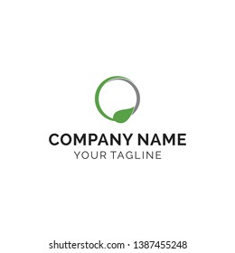 logo design growing leaf bloom