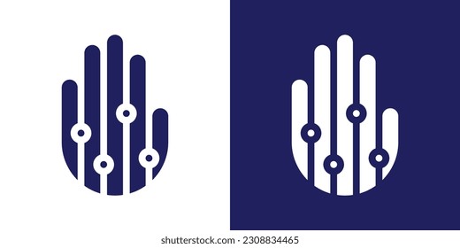 Logo-Design-Handy-Symbol Vektorgrafik