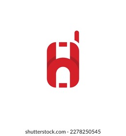 El diseño del logo es el teléfono
