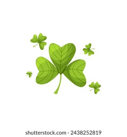 Logo Design Happy St.Patrick's Day Irish holiday. icon design element vector