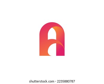 A logo design has to be interesting and unique . A logo design competition . A letter logo vector Art  design . 