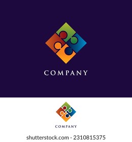 Logo design, health, real estate, city, typography, letters, yoga, city, urban, brand identity, technology, green, eco, home town, puzzle vector design idea
