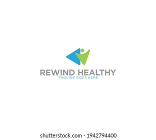 logo design Healthy modern simple inspiration logo