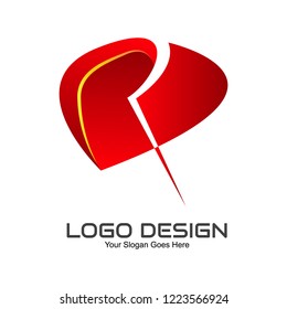 Logo Design Heart for template