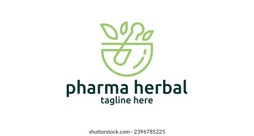 logo design for herbal medicine, health, medicine, organic.