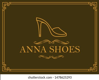 Logo design for high heels shoe branding companies