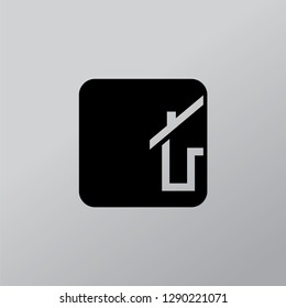 Logo design for home construction that looks modern, simple, professional. Vector EPS 10
