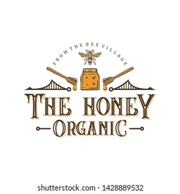 Logo design for honey products or honey bee farms