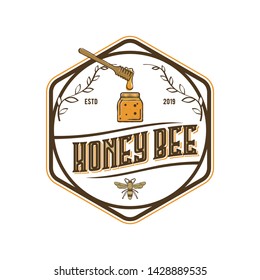 Logo design for honey products or honey bee farms