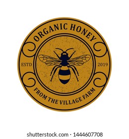 Logo design for honey products or honey bee farms