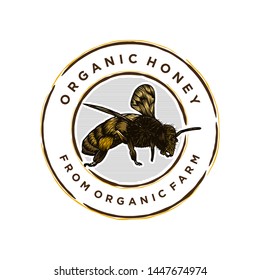 Logo design for honey products or honey bee farms