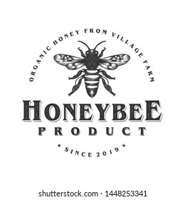 Logo design for honey products or honey bee farms