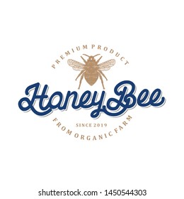 Logo design for honey products or honey bee farms