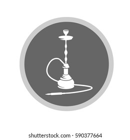 Logo design with hookah. This logo is great choice for cafe, restaurant or any another industry because of its modern style and memorability.