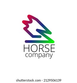 logo design from horse.For your company's logo needs