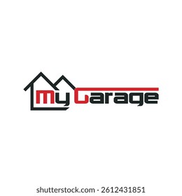 logo design house building combination illustration gradation