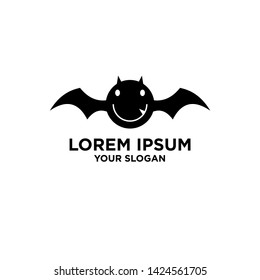 logo design with icon bat