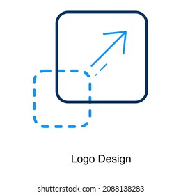 Logo Design Or Design Icon Concept