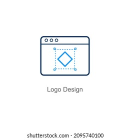 Logo Design Or Design Icon Concept