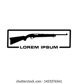 LOGO DESIGN WITH ICON GUN