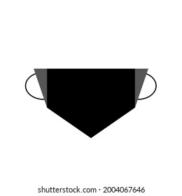 logo design, icon and symbol of mask shape
