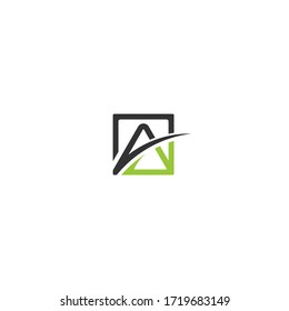 A logo design, icon logo, logo type