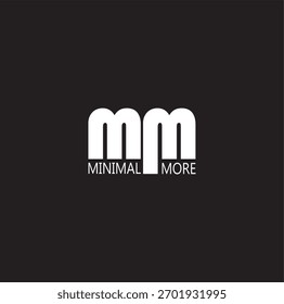 Logo-Design-Idee für die Marke Minimal und Mehr