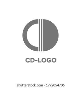 Logo design ideas. Modern logos with the initials letters C and D, logos for commercial use, logos for websites and applications, businesses and companies