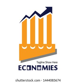 logo design illustrations about the economy and technological developments can be used for corporate icons, brand tags, symbols, sign