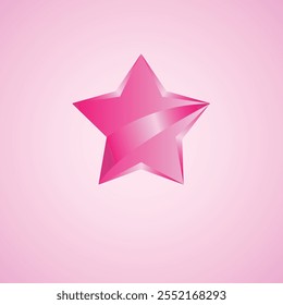 Logo design in illustrator | 3D Star logo design