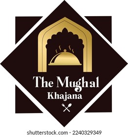 Logo design for indian food, restaurant, cafe, mughal food