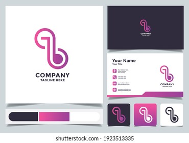 Logo design of infinity music with business card. A unique, exclusive, elegant, professional, clean, simple, modern logo. Suitable for your business, company, etc.