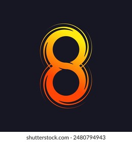 logo design with infinity symbol
