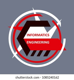 logo design informatics engineering , logo design informatika technique