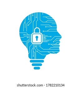 Diseño de logotipos para empresas de tecnología de la información que ayudan a los clientes a identificar y proteger a las personas de su red.