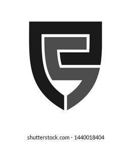 logo design initial alphabet simple