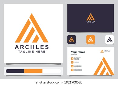 logo design of initial letter A. initial letter A. A logo. Initial logo. a unique, exclusive, elegant, professional, clean, simple, modern logo. It would be perfect for your company.