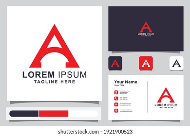 logo design of initial letter A. initial letter A. A logo. Initial logo. a unique, exclusive, elegant, professional, clean, simple, modern logo. It would be perfect for your company.
